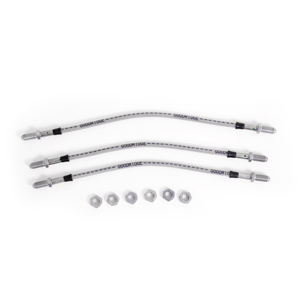 Kit 3 flexibles de frein aviation Ford Escort MK2