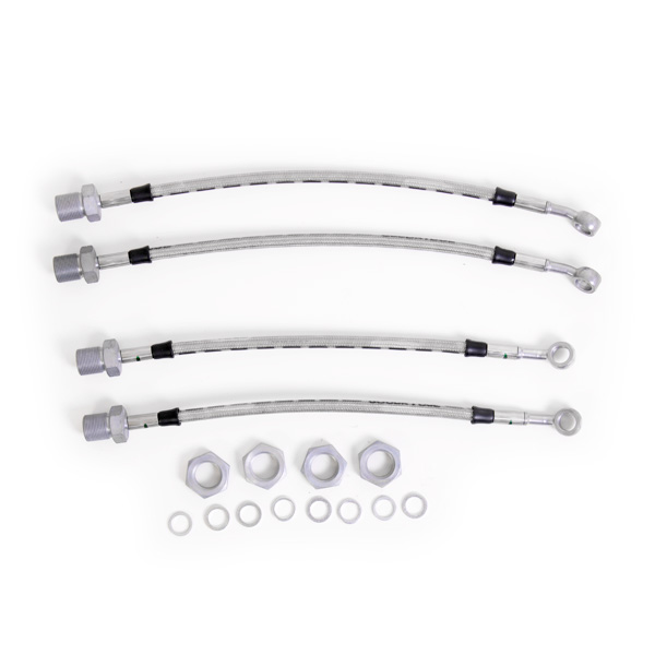 Kit 4 flexibles de frein aviation Fiat A112 Abarth