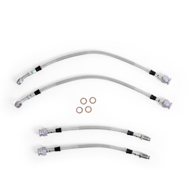 Kit 4 flexibles de frein aviation Opel Astra MK3 GSi 16V