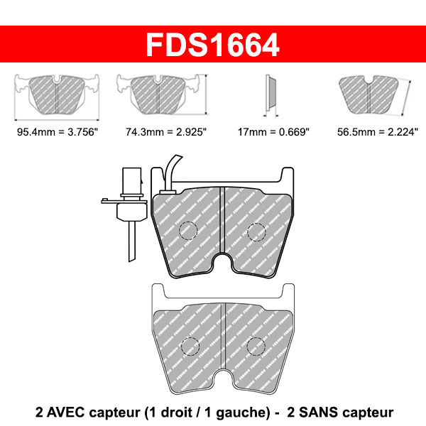 Plaquettes de frein Audi A4 RS4 - Montage Brembo