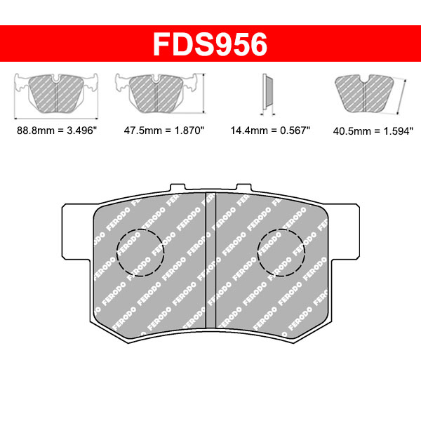 Plaquettes de frein Honda Civic VII 2.0 Type R - de 2001  2005