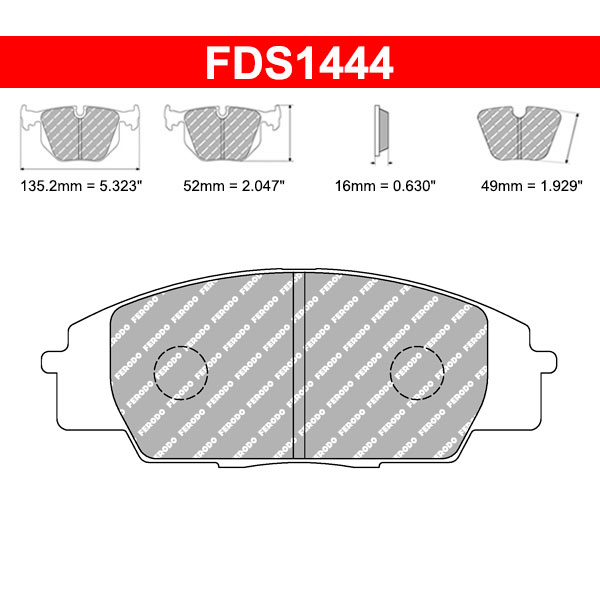 Plaquettes de frein Honda Civic VIII 2.0 Type R - A partir de 2006
