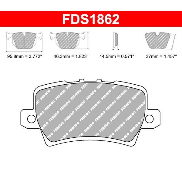 Plaquettes de frein Honda Civic VIII 2.0 Type R - A partir de 2006