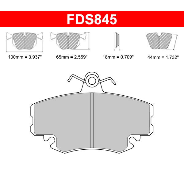Plaquettes de frein Peugeot 309 1.9 GTi