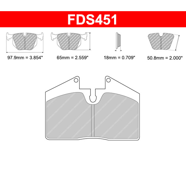Plaquettes de frein Porsche 911 Type 964 Carrera 2 3.6 - Jusqu'au chssis M