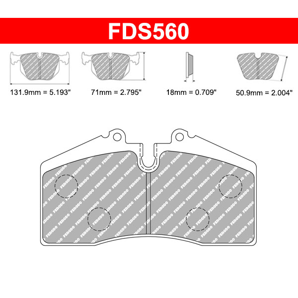 Plaquettes de frein Porsche 911 Type 964 Carrera RS