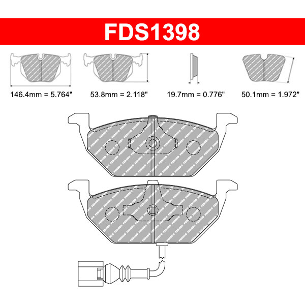 Plaquettes de frein Seat Leon 1M1 1.8 20V