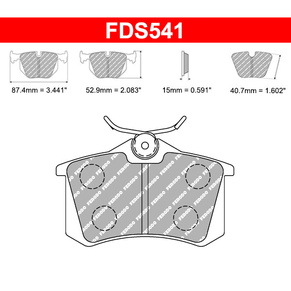 Plaquettes de frein Volkswagen Golf 2 1.8 GTi G60