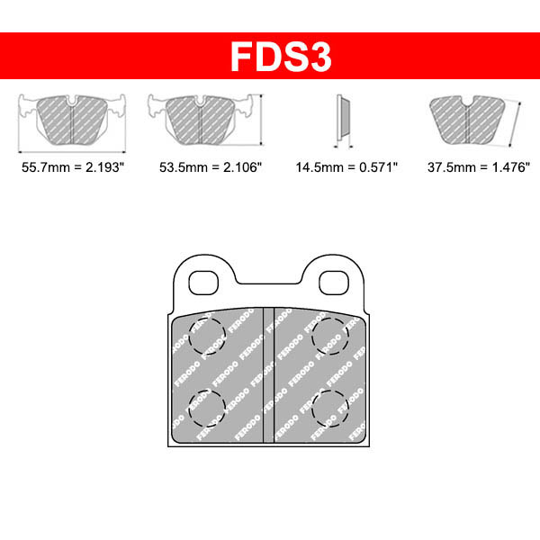 Plaquettes de frein Alfa Romeo Spider 1.3 et 1.6