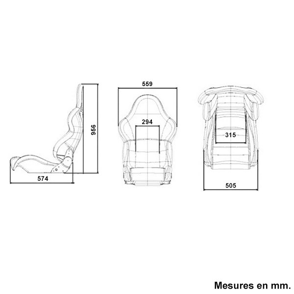 Sige baquet TURN ONE TRACK & ROAD