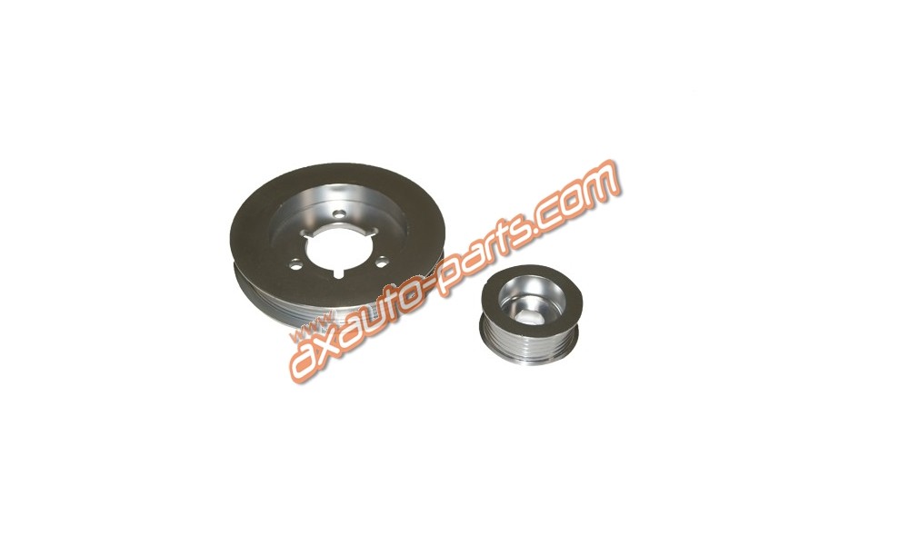 Kit 2 poulies moteur aluminium Citren Saxo 1,6 16V VTS