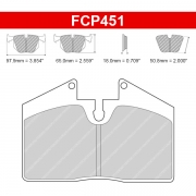 Plaquettes de frein Porsche 911 Type 964 Carrera 2 3.6 - Jusqu'au chssis M / Carrera 4