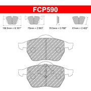 Plaquettes de frein Seat Ibiza 4 1.8T Cupra R et 1.9 TDi Cupra R - Etriers ATE