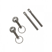 Attaches capot type Dakar inox