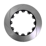 2 disques de frein sur bol rainur�s Montage AP RACING - 330x28mm