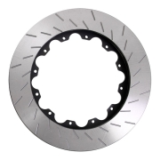 2 disques de frein sur bol rainur�s Montage AP RACING - 325x28mm