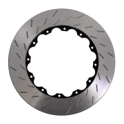 2 disques de frein sur bol rainur�s Montage AP RACING - 315x28mm