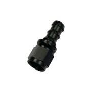 Adaptateur droit femelle concave JIC UNF/durite - Coloris noir