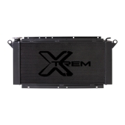 Radiateur aluminium Renault R5 Turbo - Maxi paisseur - noir mat