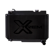 Radiateur arri�re aluminium Alpine A110 - noir mat