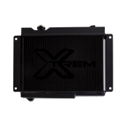 Radiateur arrire aluminium Renault R8 Gordini - noir mat