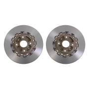 Ensemble 2 disques de frein sur bol lisses + bols Peugeot 208 R2 Asphalte