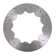 2 disques de frein sur bol rainur�s Montage AP RACING - 355x32mm