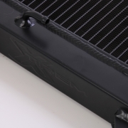 Radiateur aluminium Renault Dauphine - noir mat