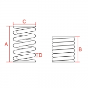 Ressort de soupape Alpine moteur 804