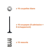 Pack soupapes, coupelles et ressorts renforc�s Citroen Xsara 2.0 16S