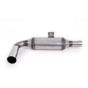 Silencieux transversal inox Alpine A110 1600S sortie  gauche diamtre 50mm