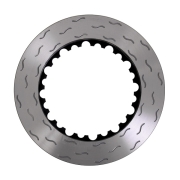 2 disques de frein sur bol rainur�s Citro�n DS3 F2000 type R3 - 330x30mm