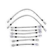 Kit 8 flexibles de frein aviation Renault Spider Sport