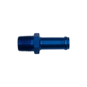 Adaptateur droit mle conique NPT/durite - Coloris bleu