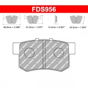 Plaquettes de frein Honda Civic VII 2.0 Type R - de 2001  2005