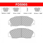 Plaquettes de frein Honda Integra Type-R