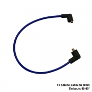 Faisceaux d'allumage silicone Alpine A110 1600S - Embouts 90